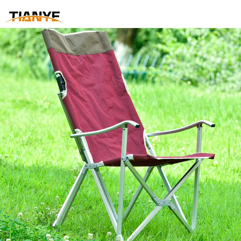 Durable lightweight recliner lounge soft camping chair from china