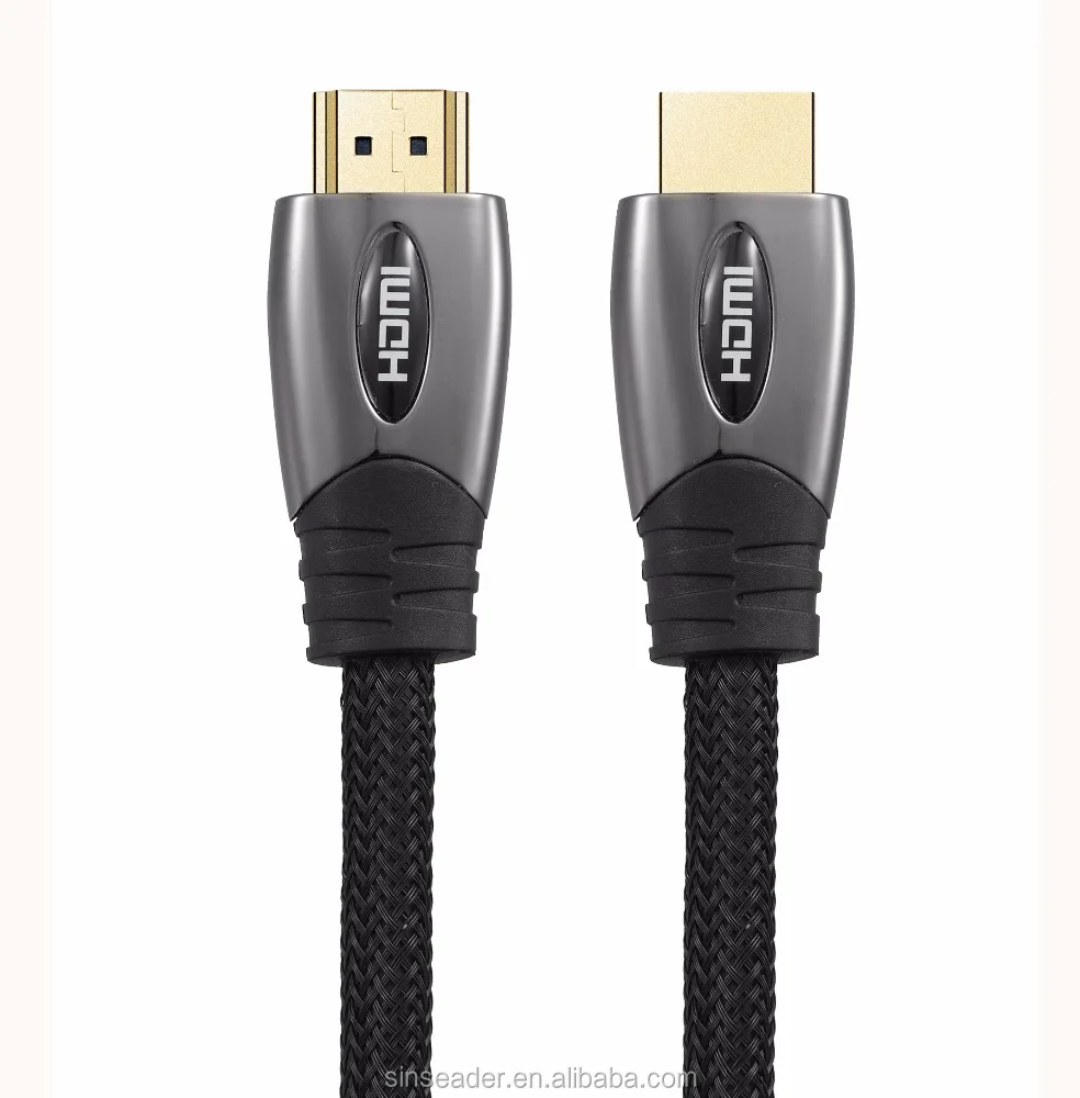 Premium high end HDMI 1.4v 2.0v ATC 2160P with Ethernet 3D ARC gold plated 19 pin HDMI cable