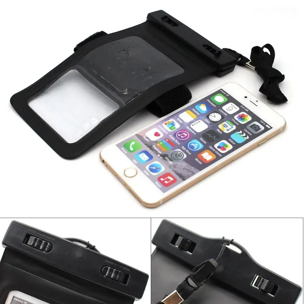 Popular white colored custom waterproof pvc cell phone case