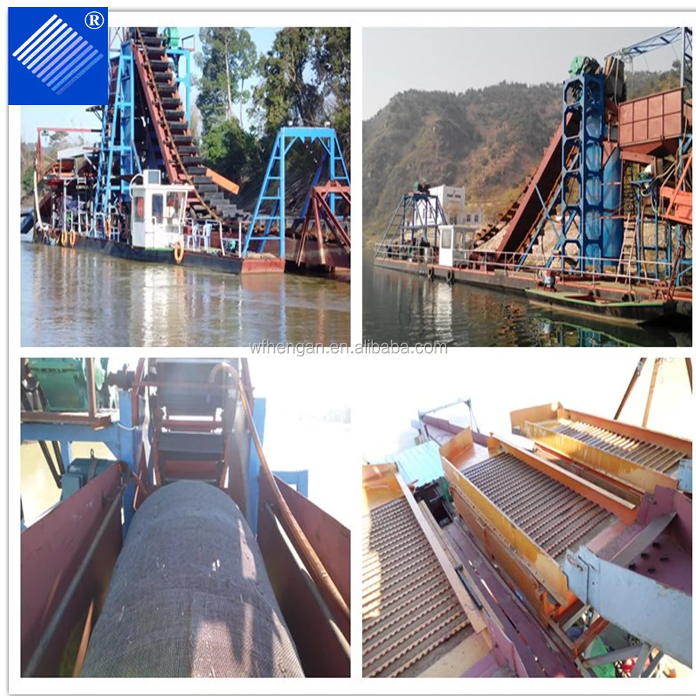 Африканская Лидер продаж, катушечная цепь, аллювиальное оборудование для дноуглубления золота на продажу