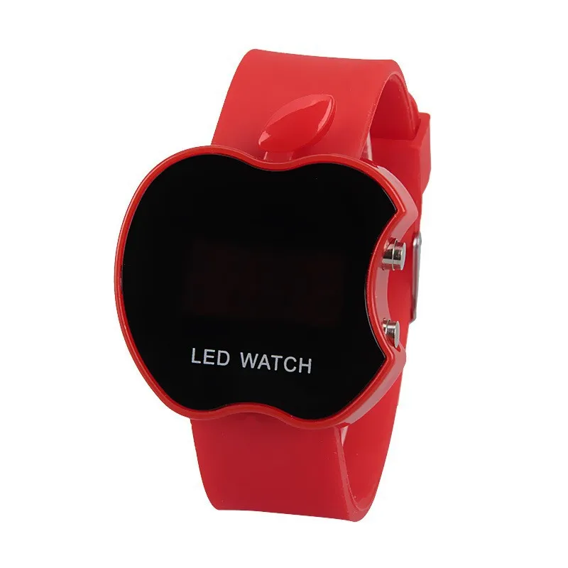 
Big discount wholesale led touch mirror watch ,colorful rubber jelly watch for men girl child 
