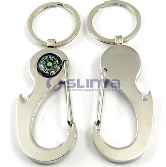 Wild Sport Child Education Gift Zinc Alloy Metal Keychain Compass