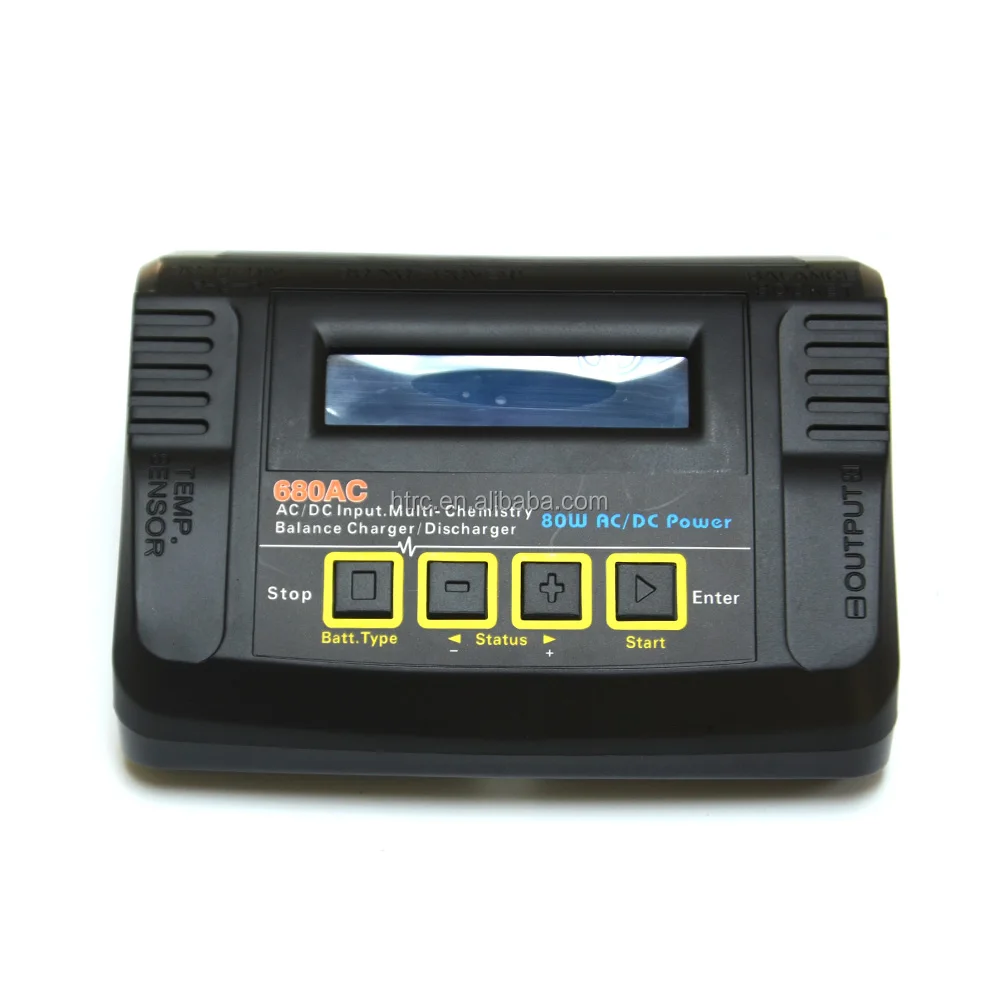 HTRC 680AC 80 Вт 6A AC/DC Dual Power RC Battery Balance Charger Discharger для 1-6s LiPo/LiFe/Lilon