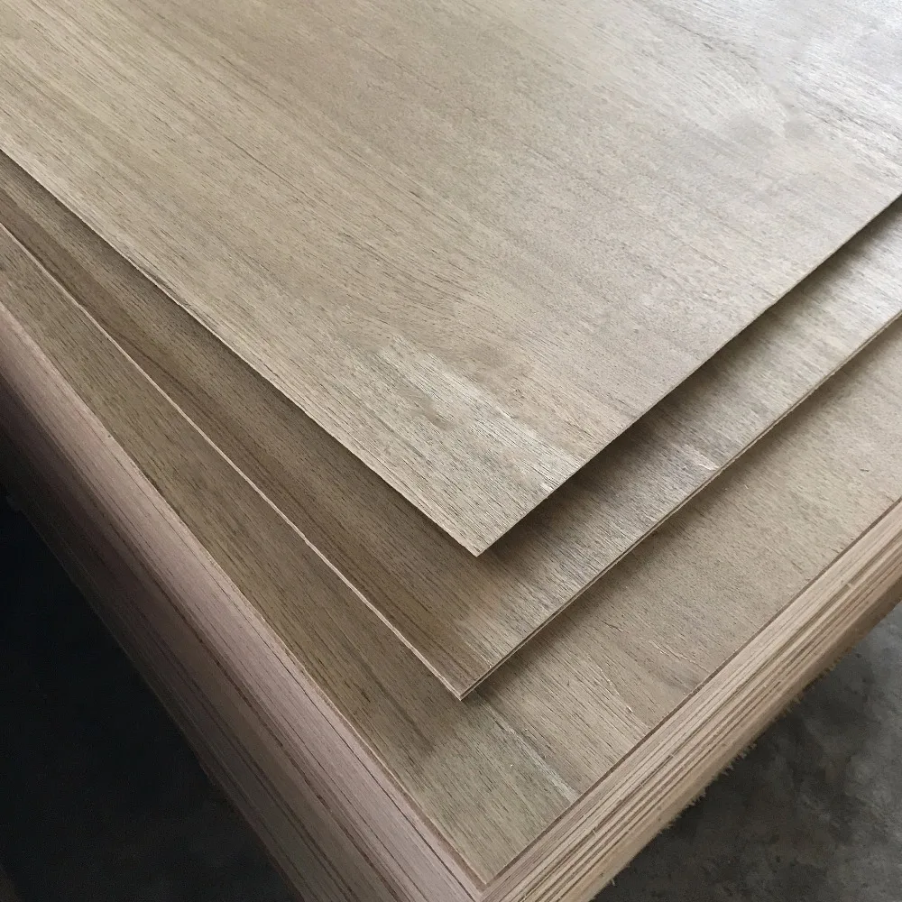 4x8 Natural Teak veneer laminated plywood for india market