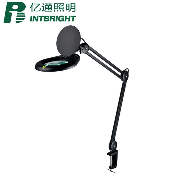 Desktops Magnifying Glass LED Loupe Lamp Light Clamp Magnifier With LED Light ESD Magnifier