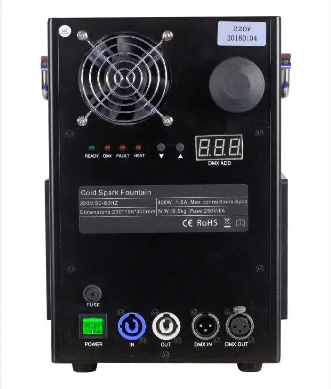 Indoor Wireless sparkler Cold Fountain Fireworks DMX Firing Display System