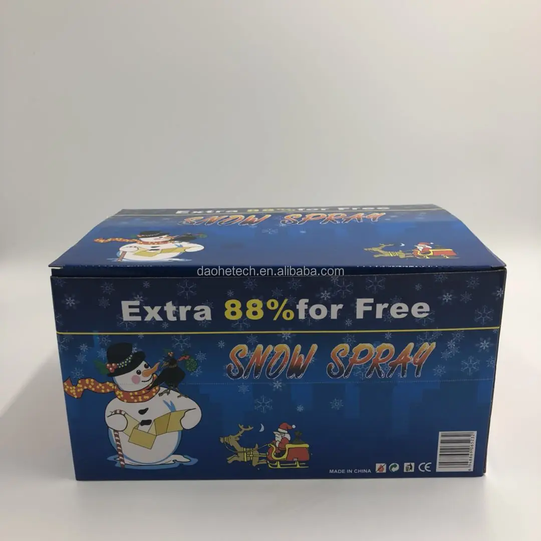 Most popular wholesale artifical  joke snow spray for festivals 250ml