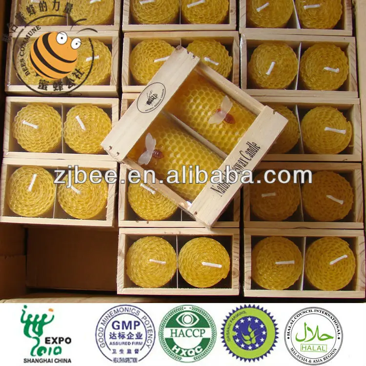 
Hand Rolled Beeswax Candle 