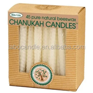 Белые свечи Ханука Safed