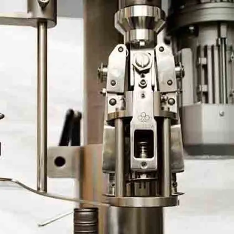 High Speed Rotary Glass Bottle ROPP Aluminium Cover Auto Capping Machine