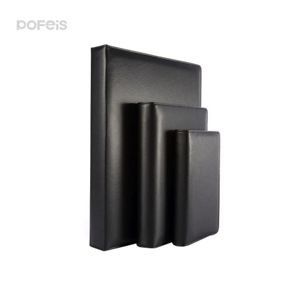 Custom executive handmade PU leather A4 size file document folder