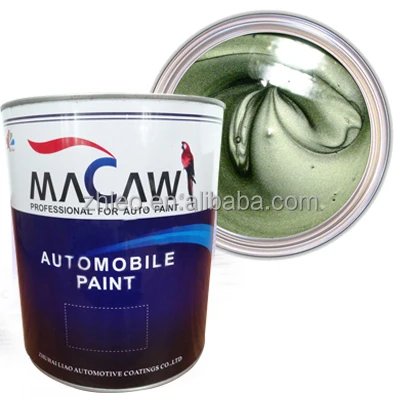 
MACAW excellent existing effect spray paint 1K acrylic fine glitter silver basecoat car paint 