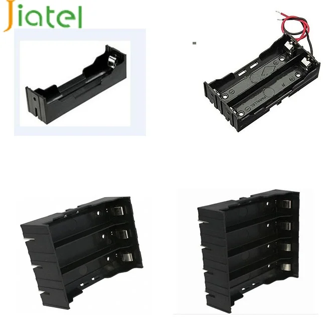 1 2 3 4 Cell 8650 Battery case 3.7v 18650 1 Cell Holder