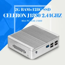 N2830 N2930 J1800 2G RAM 128G SSD WIFI Desktop Computer Thin Client Support Hd Video Smallest Computer Tablet Support VGA/HDMI