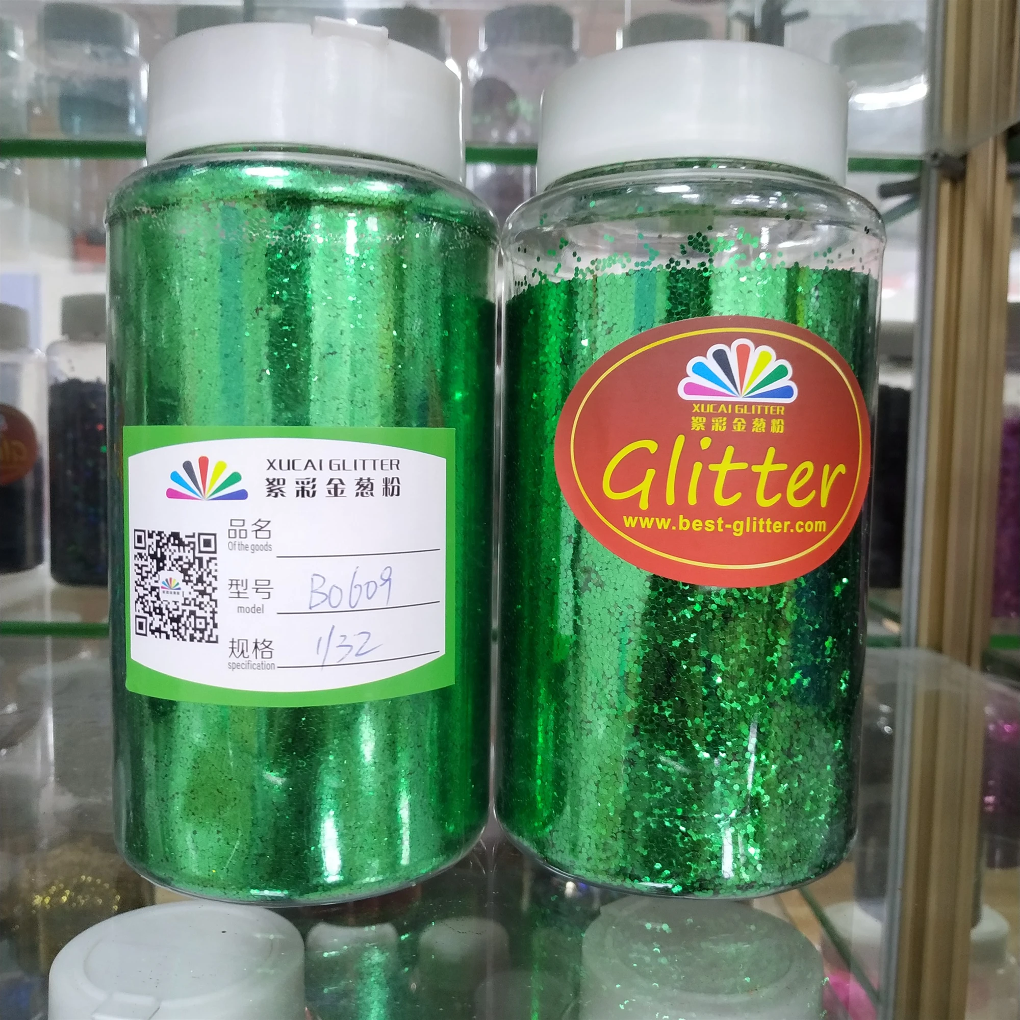 solvent resistant and high temperature resistant acrylic glitter powder bulk chunky acrylic powder