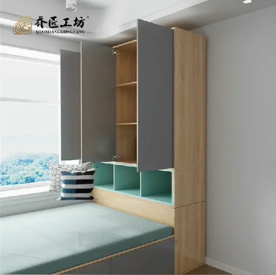 Comfortable Tatami Bed Cheap Mdf Double Wood Bed Designs