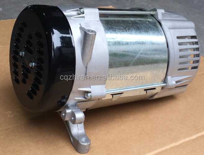 brushless rare earth permanent magnet generator stator and rotor