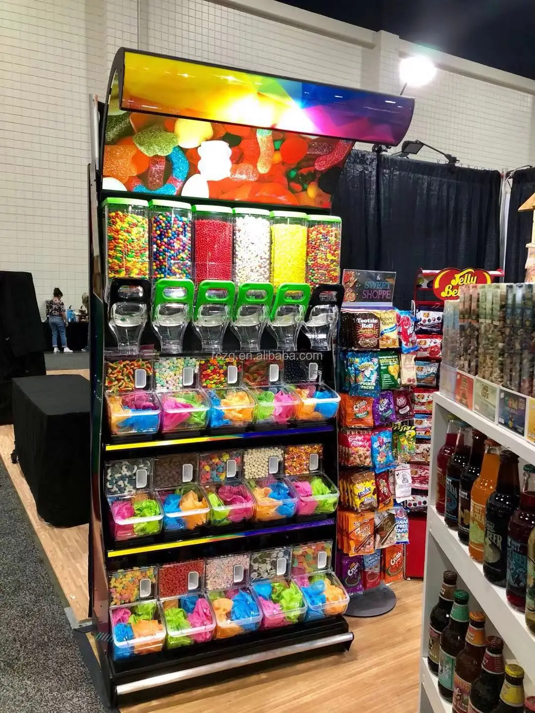 
Manufacturer Promotion Strong Iron Bulk Food Dispenser Used Supermarket Shelf 