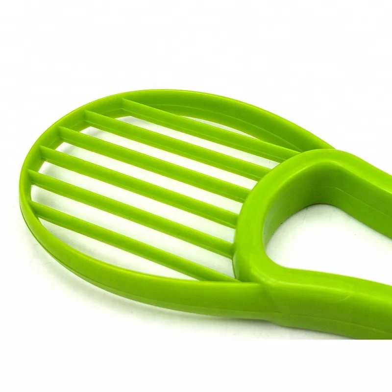  3 в 1 Многофункциональный зеленый пластик авокадо Резак Фрукты овощерезка фруктовые инструменты