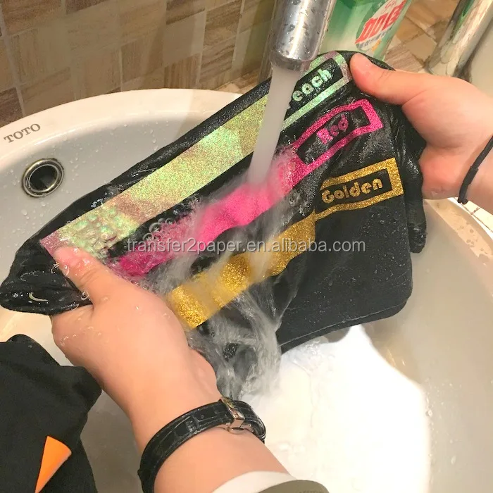 Super glitter (amethyst color) heat transfer vinyl for textile