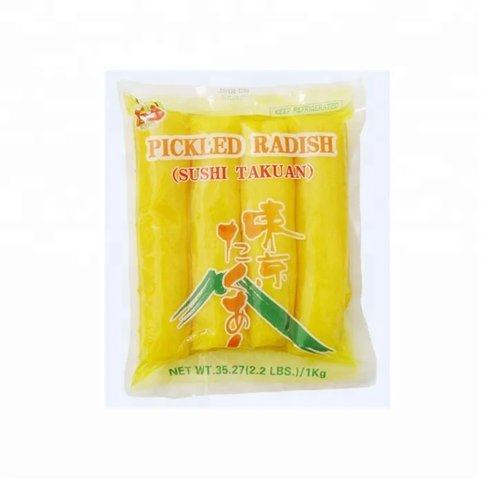 best sushi food wholesale price yellow pickled radish