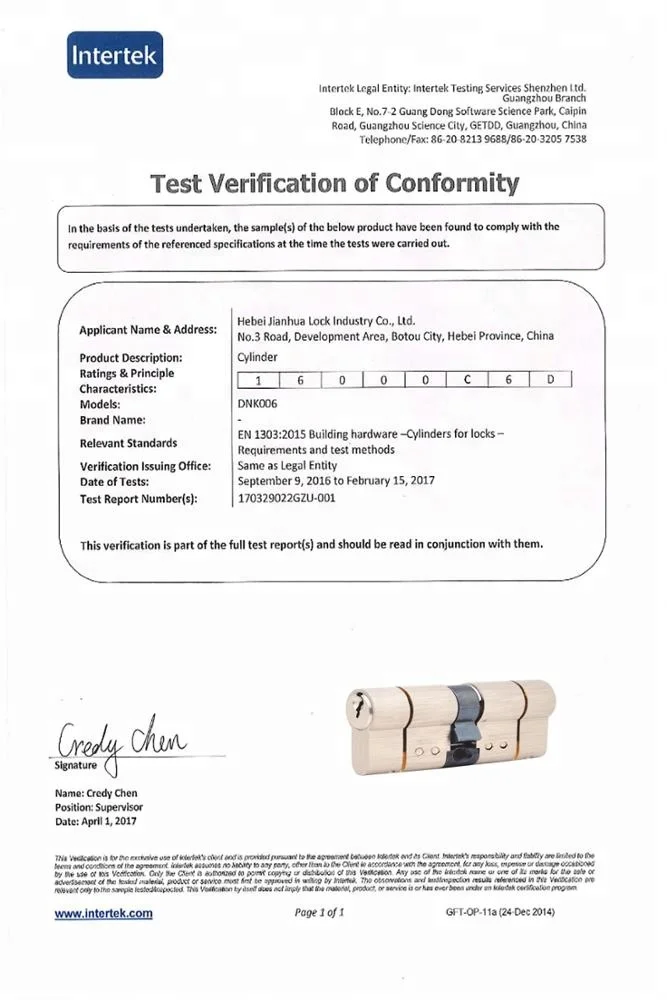 China made high quality pin inside double open euro anti drill door lock cylinder brass mortise lock cylinder