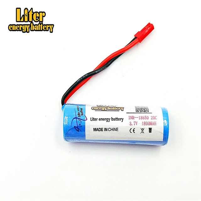3.7V 1800mAH Remote control helicopter aircraft cylindrical lithium battery 20C discharge iron