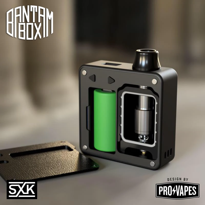 SXK 2019 Trending Product 18350 30w Smoke Bantam mod / New Vaporizer Pod System Vape Mini e cigarette Kit