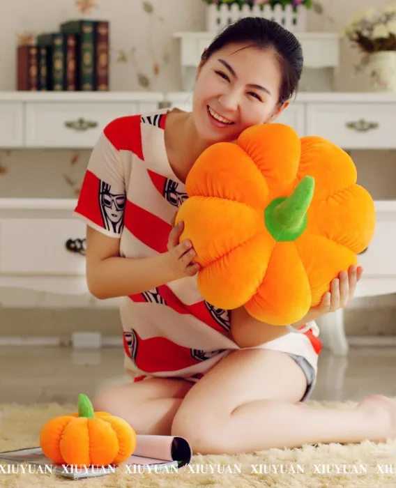 middle lovely vegetable pumpkin plush toy big pillow doll gift about 40cm