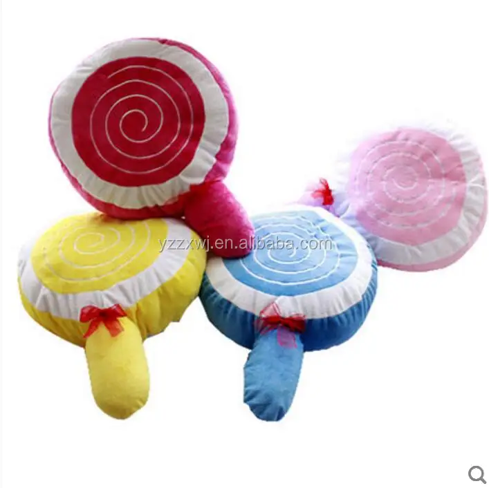 Plush Lollipop Custom Plush Toys pillow soft toy pillows Sugar-loaf Plush Toy Lollipop Plush Doll