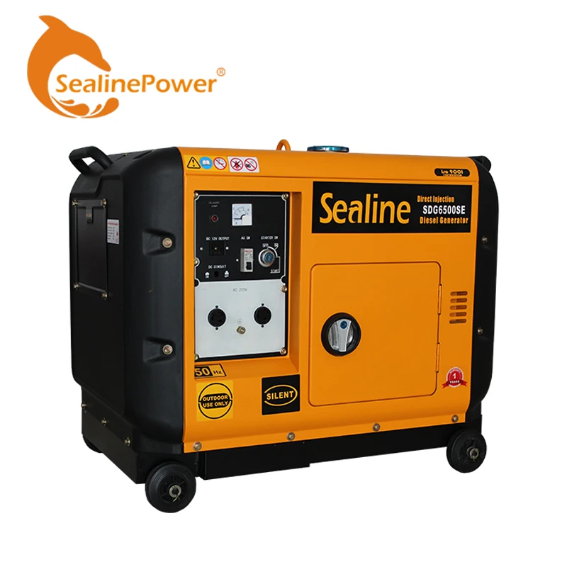 5KW/6kw/7kva/8kw/9kw портативный super silent дизель-генератор