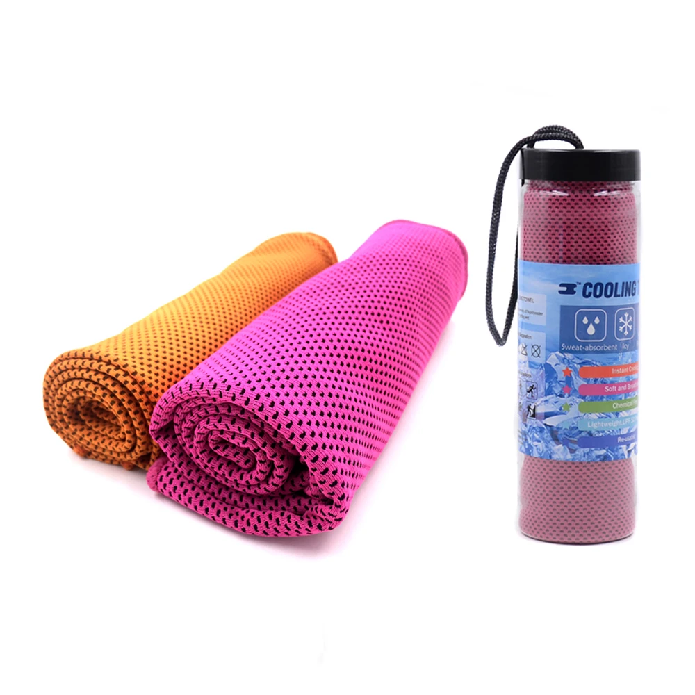 Custom size package wholesale microfiber instant cooling chilly pad towel