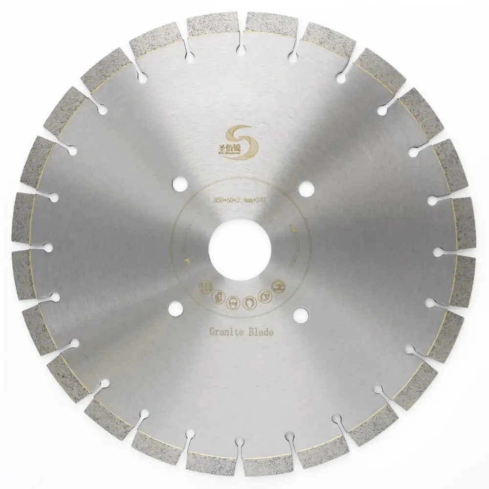 Durable 350mm 14inch high performance stone cutting diamond circular saw blade for cutting granite