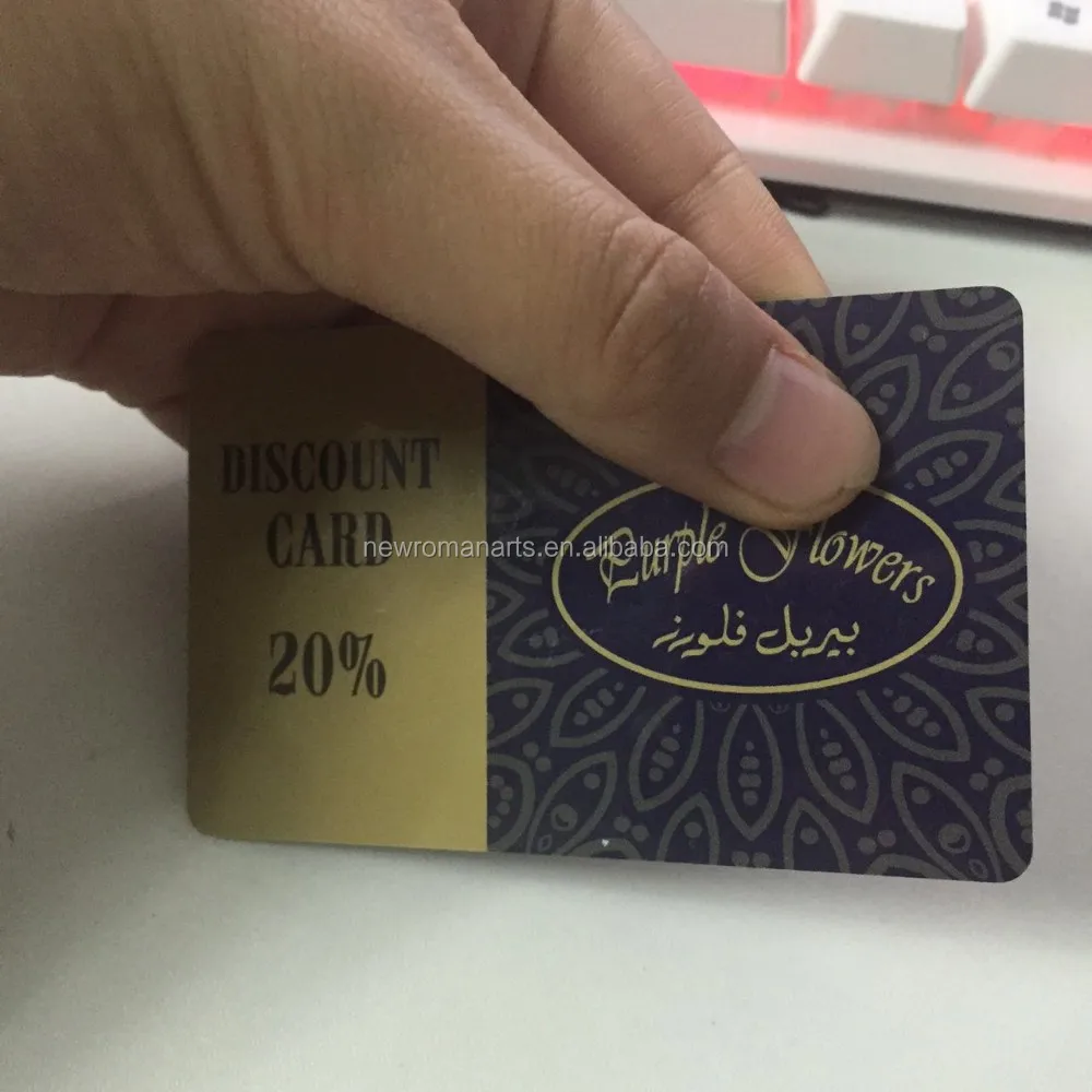 Custom thickness two-sided printing business card plastic PVC business cards printing visit card printing