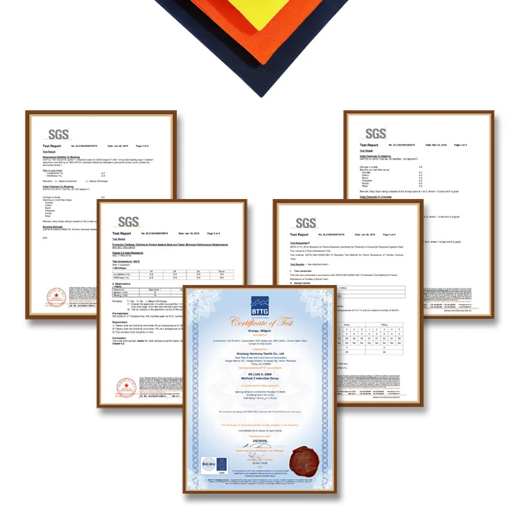 100% Cotton Knitted Fleece Welding Workwear Fire Proof Jacket