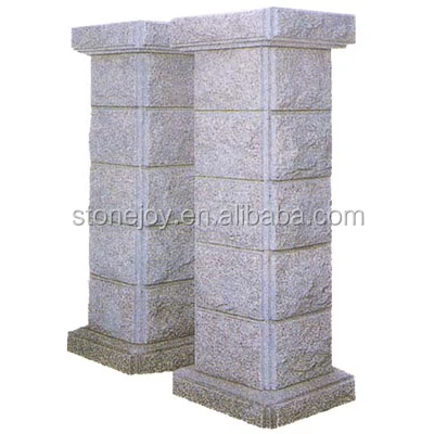 
Garden Stone Gate Pillars, Entrance Column, Gate Post 