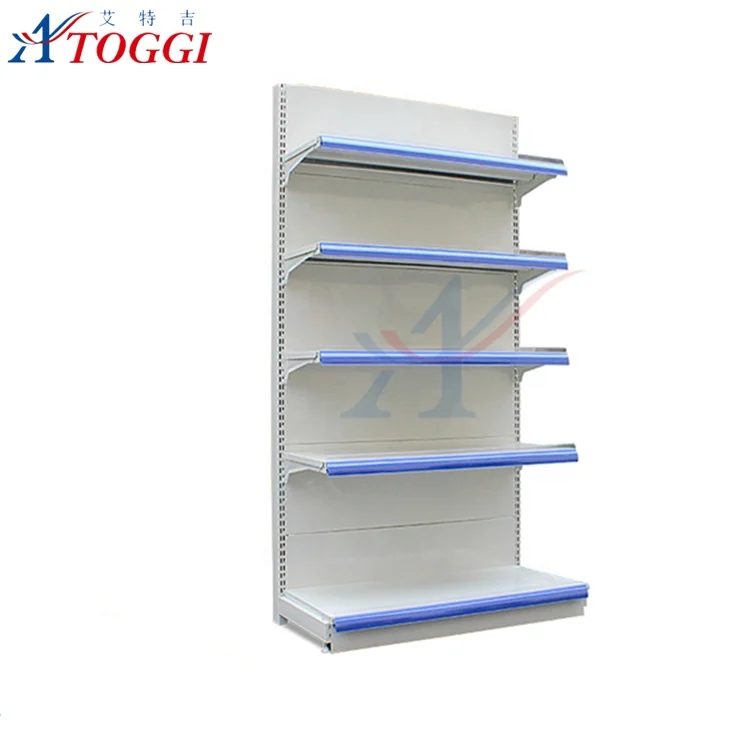 durable supermarket cosmetic steel shelves rack