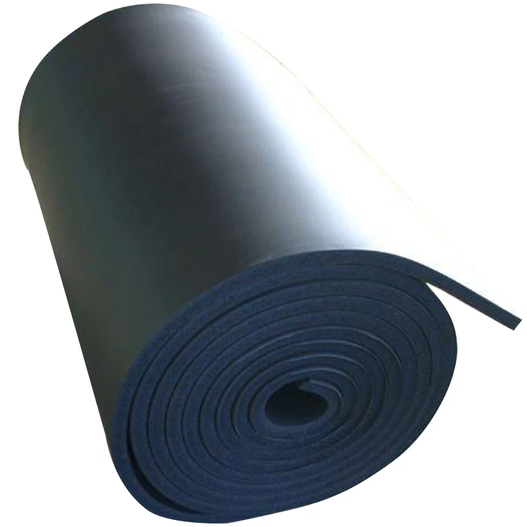 Rubber foam sheet for hot / cold water tank