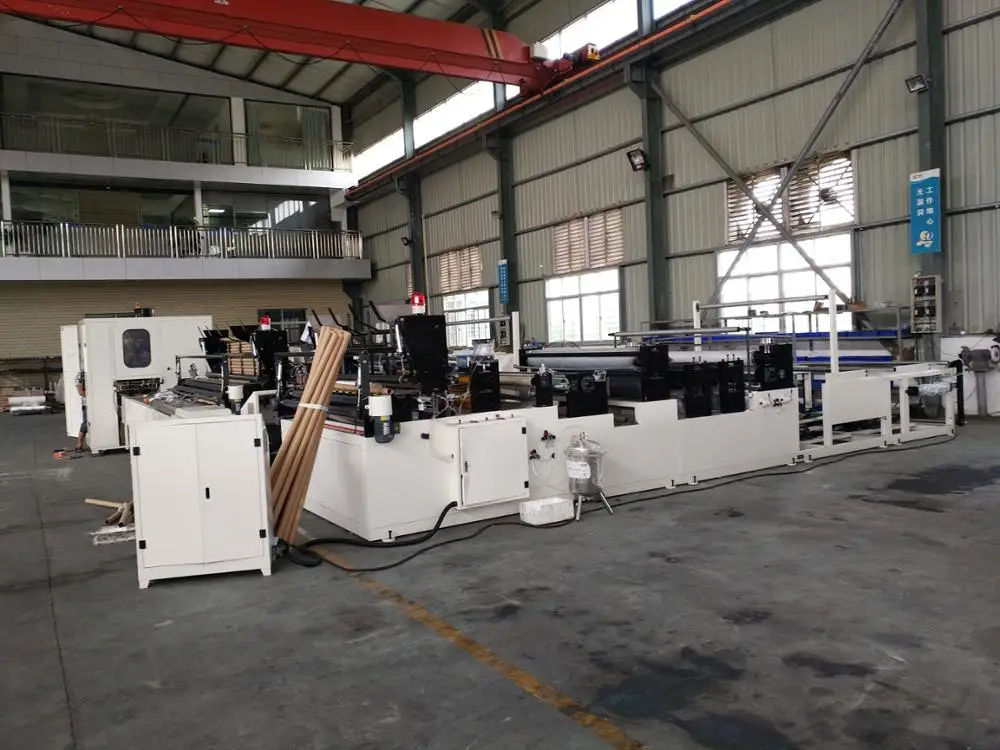 HX-SJA-1575 Fully Automatic Toilet Paper Roller and Kitchen Towel Paper Production Line