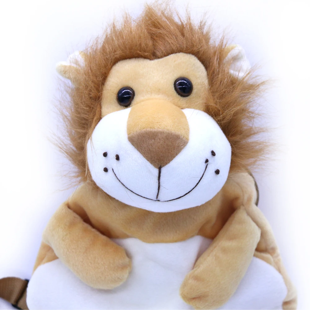 2016 Горячие Продукты Чучело Льва Плюшевые Рюкзак Молнии