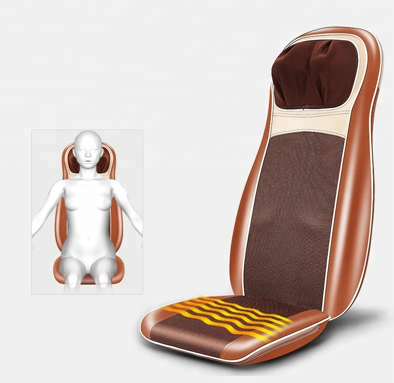 Amazon home use full body massager car seat back relax shiatsu heated massage cushion LY-712A