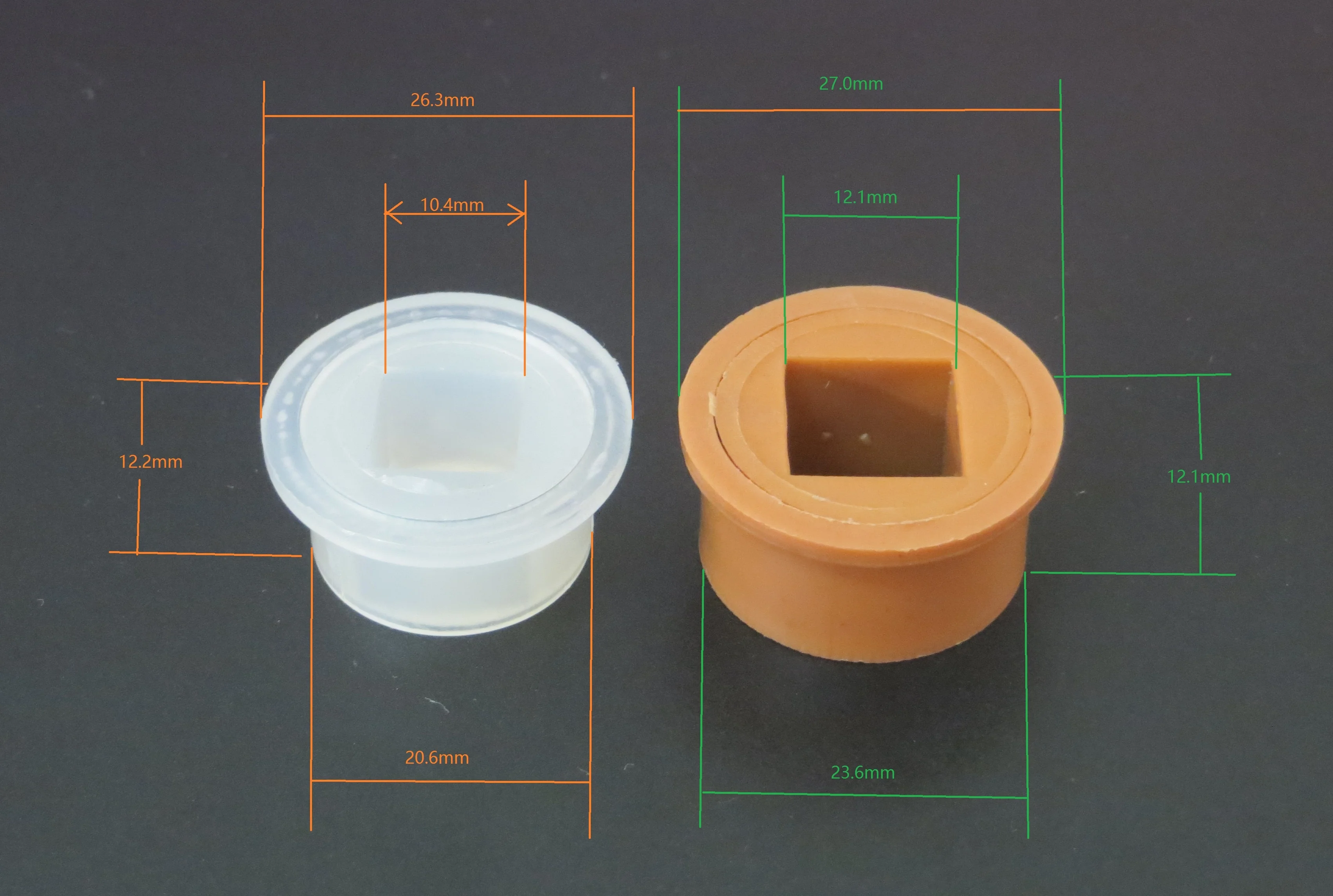 HVAC Duct Damper Shaft Plastic Bearing
