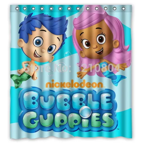 Bubble Guppies Bathroom Set My Web Value Custom Funny Cartoon Bubble Guppies Shower Curtain Amazing Decorate Bathroom Chinaprices Net