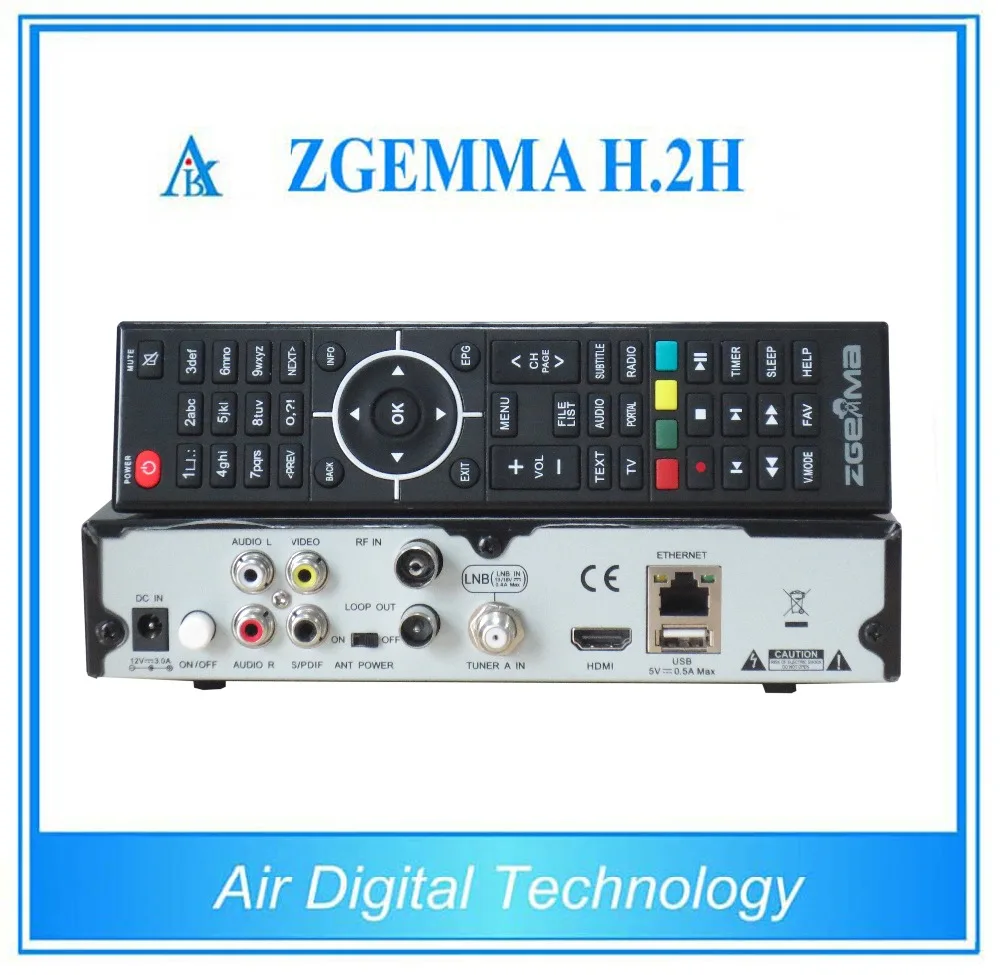 new version image OpenPLI ZGEMMA H.2H Combo Satellite Receiver HD DVB-S2 DVB-T2/C