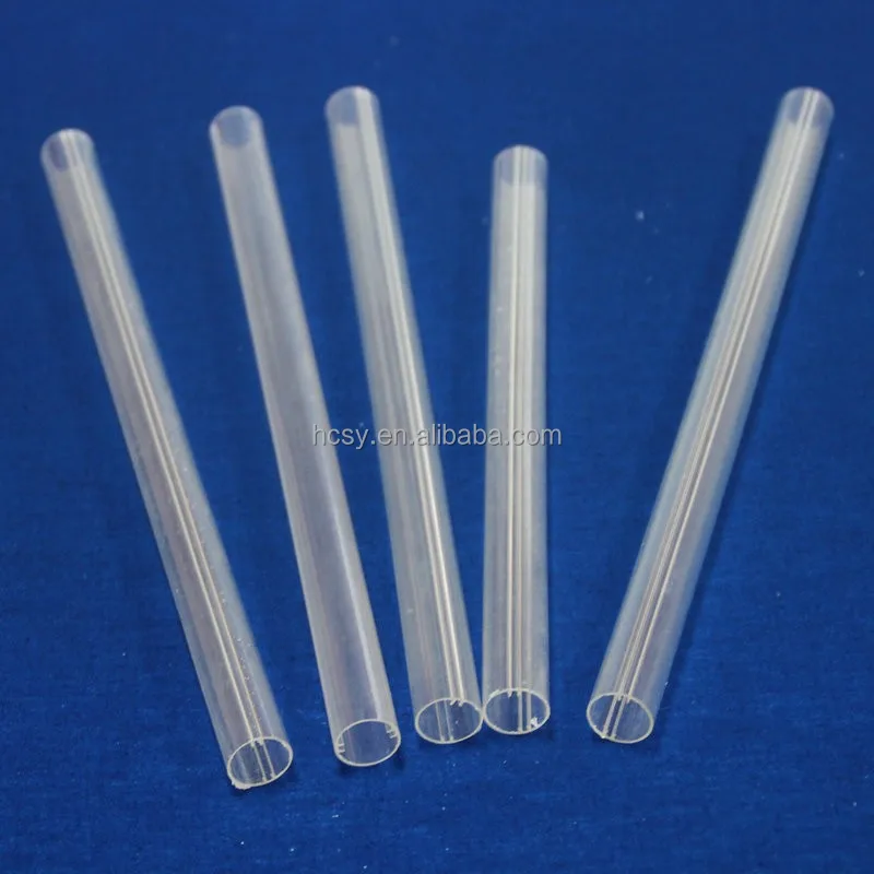 
Extrusion rectangular plastic transparent pipe tube semi transparent plastic tube 