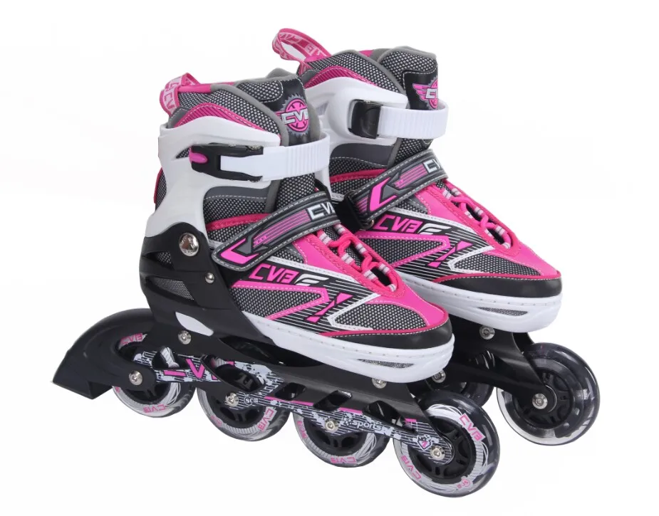 Hongduo High Quality 4 Wheel Quad Patines roller skate inline speed skating shoes for sports