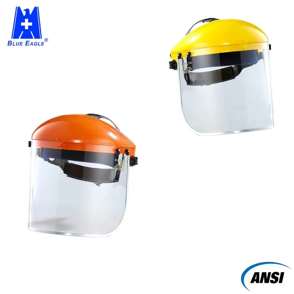 Защитная Рабочая защитный шлем пластиковый щиток для лица козырек