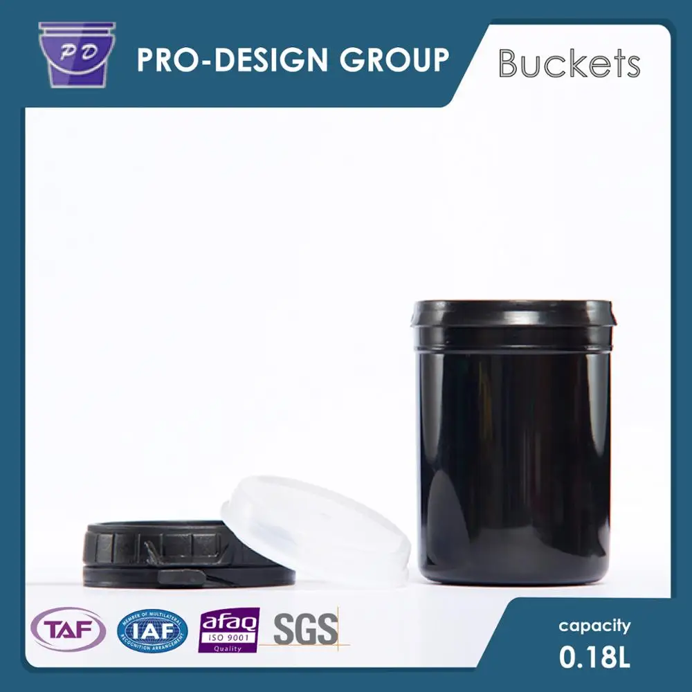 0.18 Liter Plastic Jar without Inner Plug