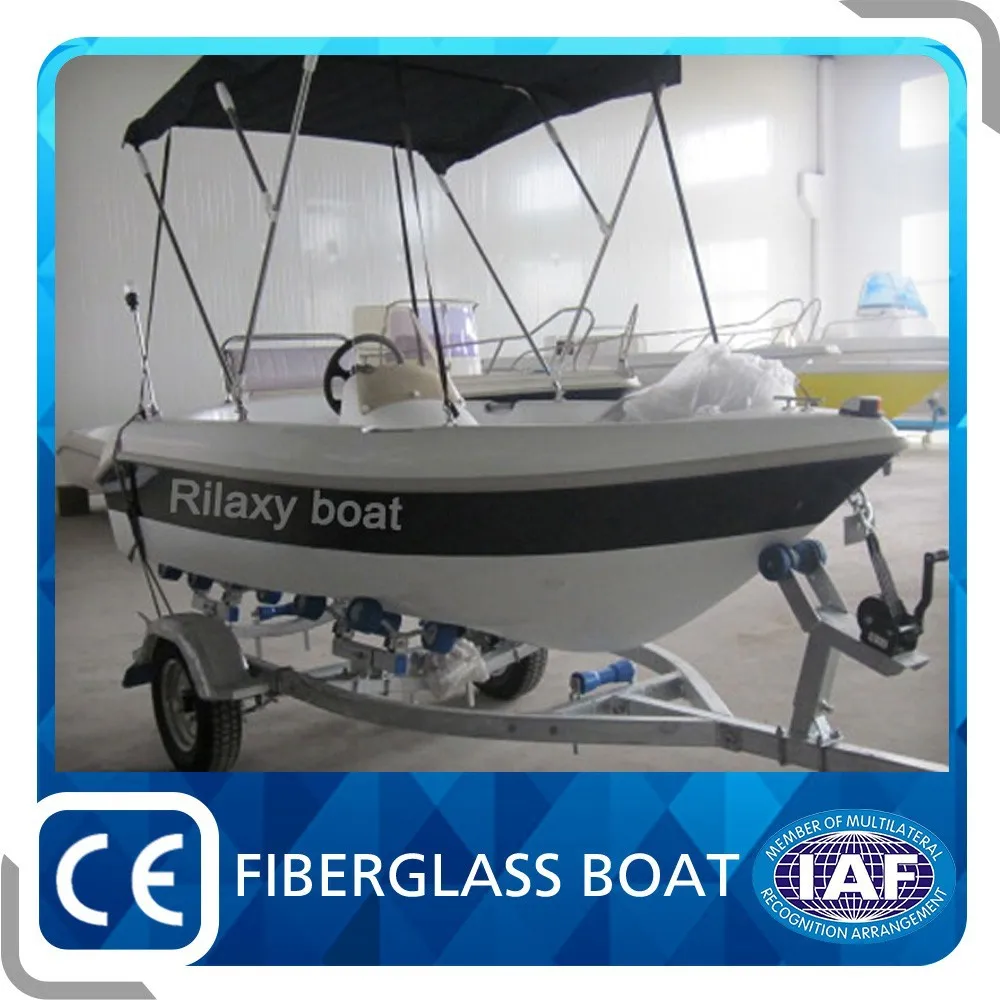 Made in China fiberglass fishing open small boat