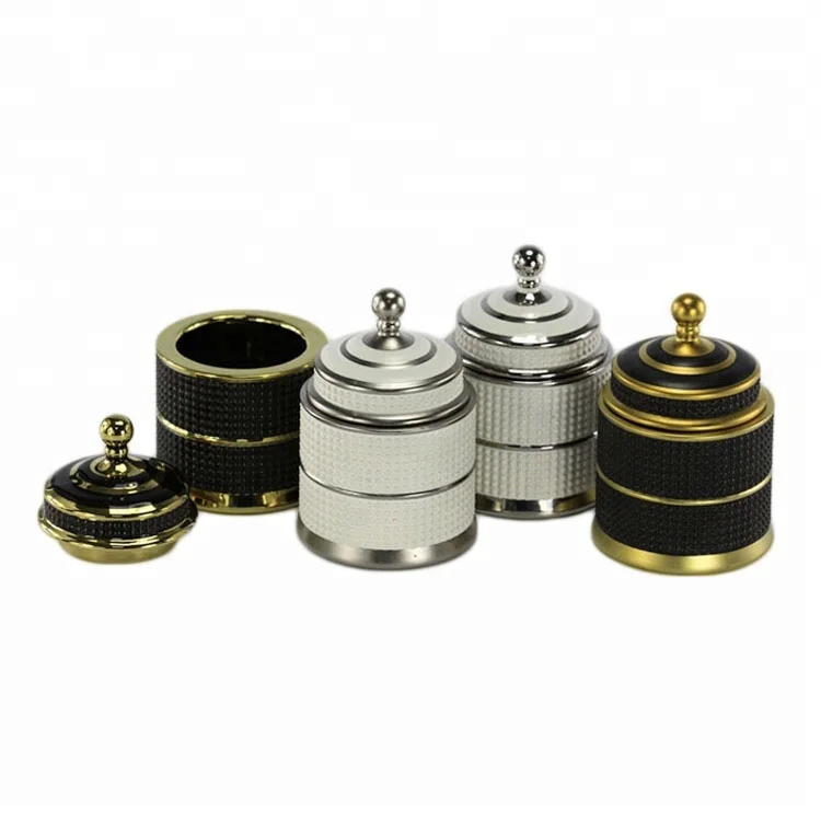 Geo cut glass ceramic candle jars with good price